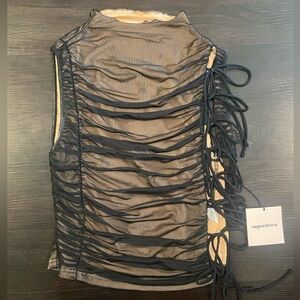 Superdown Gabbie Tie Top